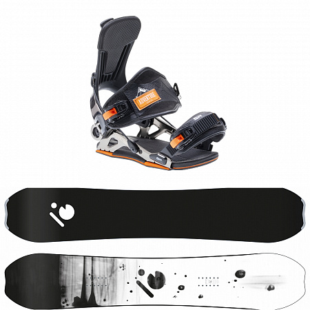 Комплит сноуборд ATV + крепления MOUNTAIN MULTIENTRY FT Комплит сноуборд ATV + крепления MOUNTAIN MULTIENTRY FT